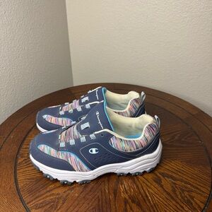 Champion Trail Shoes Women’s 8W Multicolor Navy Walking Sneakers